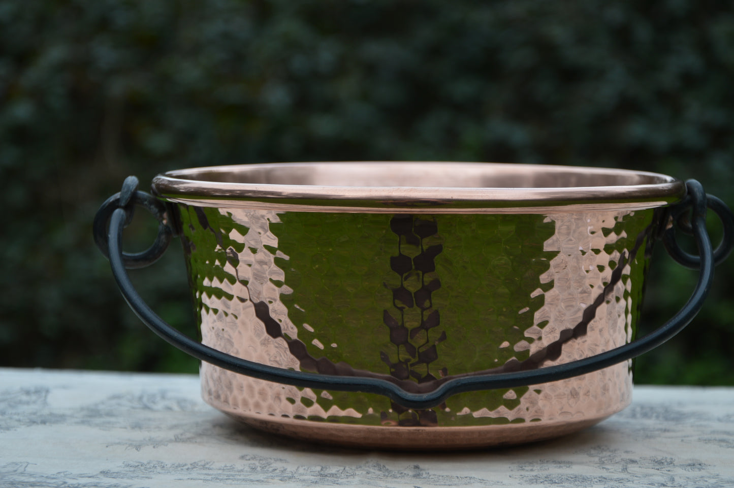 Jam Cauldron Jam Pan French Vintage Copper Apple Butter Jelly Preserves Cauldron Pot Normandy Kitchen Copper Chaudron Slightly Rounded Base