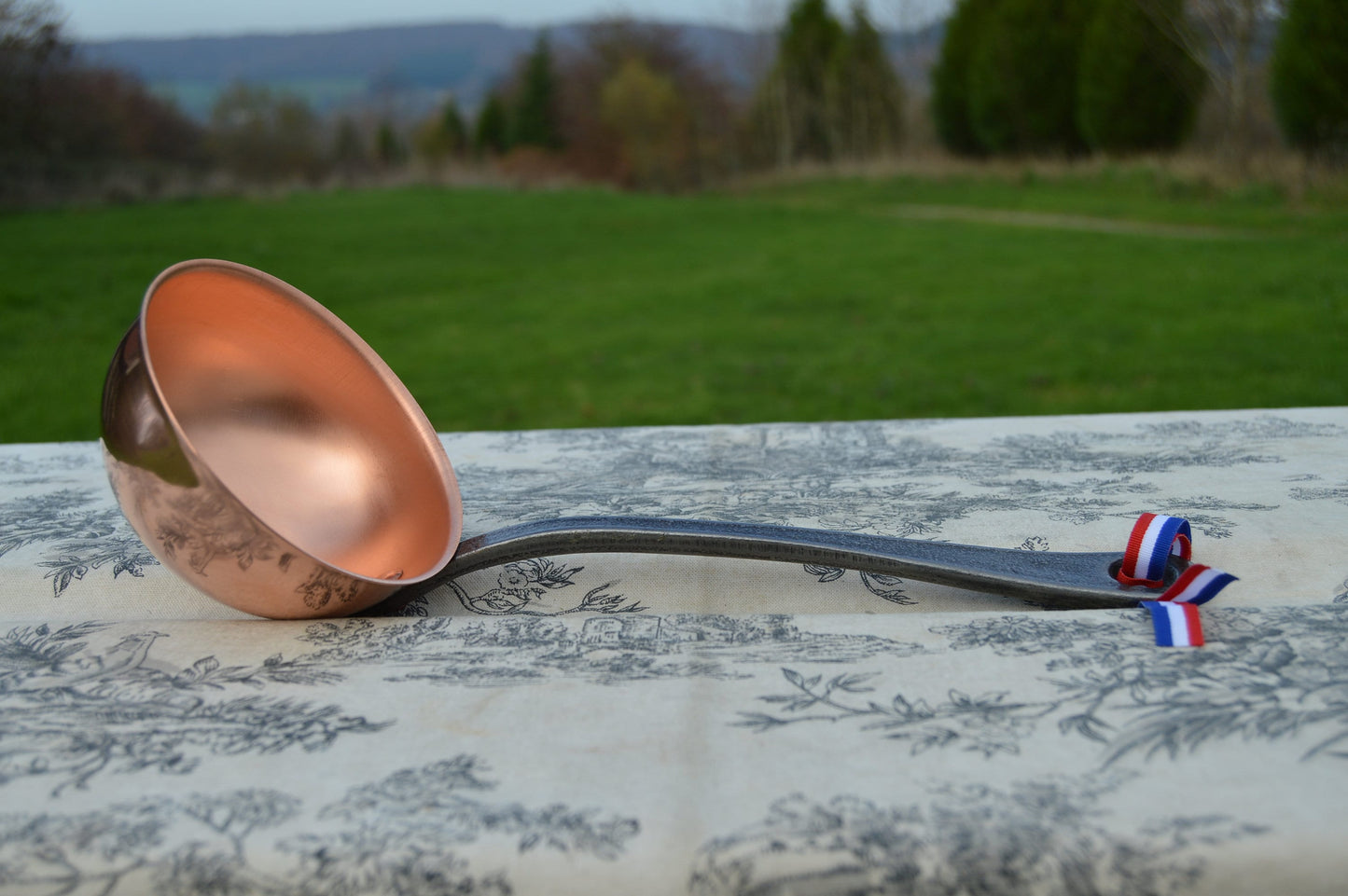 New NKC Copper Ladle from Normandy Kitchen Copper Jam Jelly Spoon Louche Iron Handle Ladle New Normandy Kitchen Copper NKC Collection