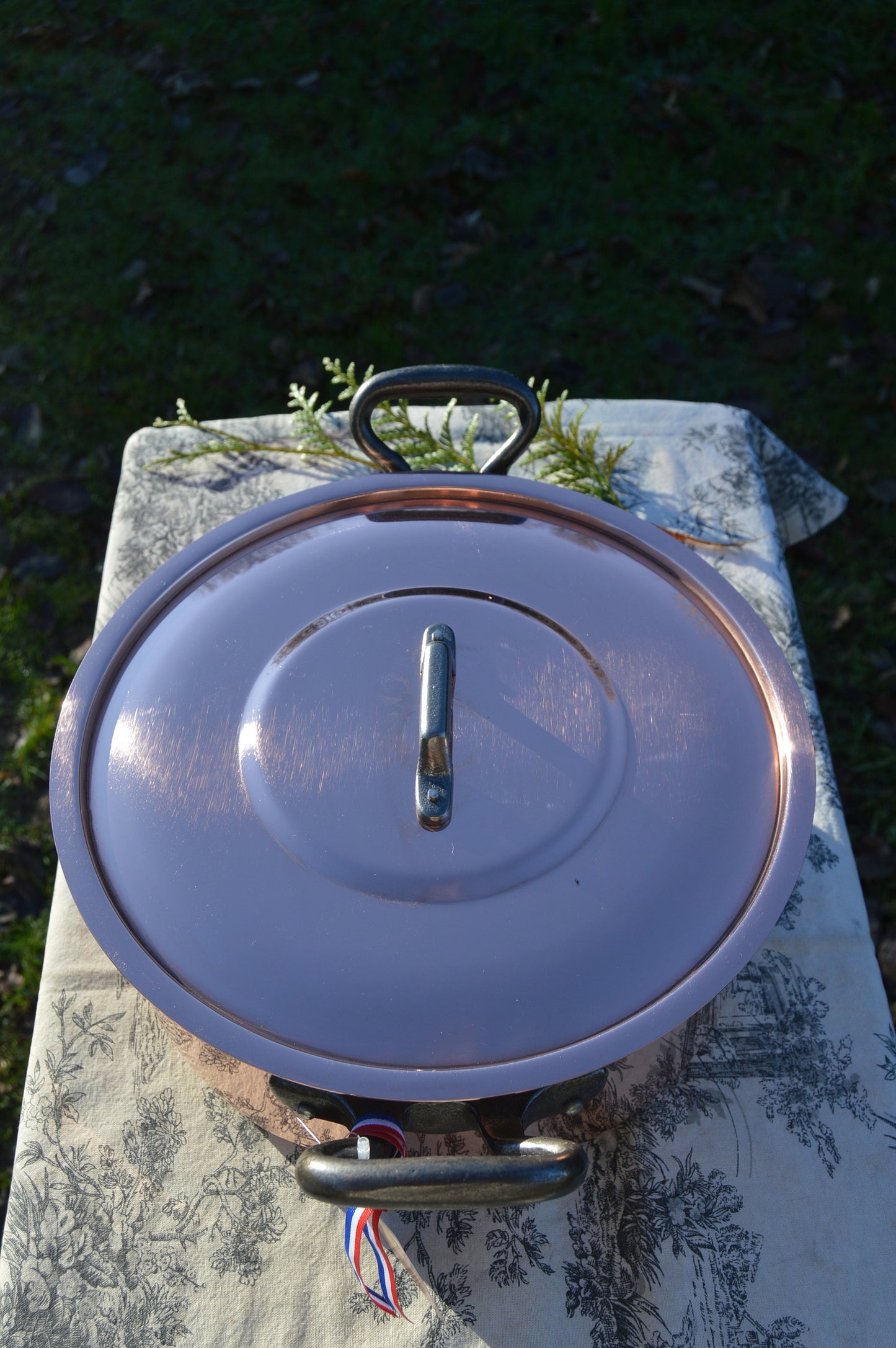 New NKC 28cm Copper Casserole Bassine a Ragout Marmite Faitout Dutch Oven Traditionally Made Normandy Kitchen 28 cm 11" Tin lined New Copper